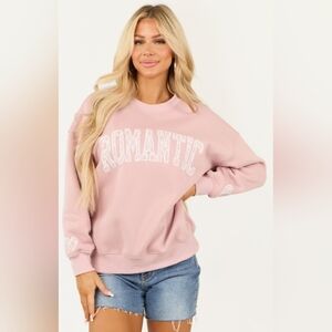 Romantic Pink Sweatshirt